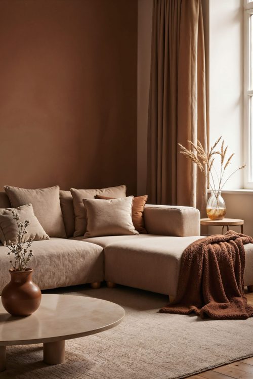 home-interior-decorated-brown-shades